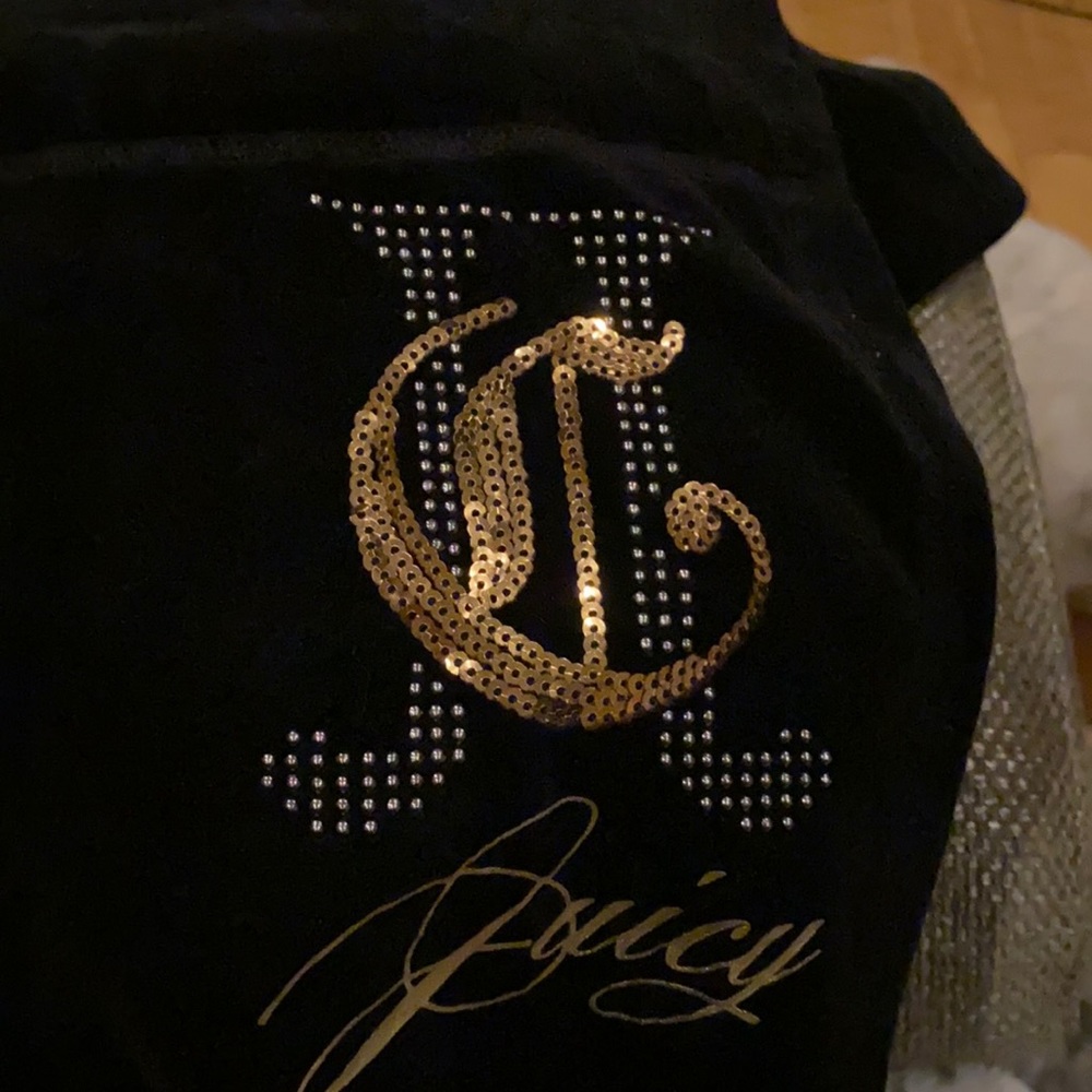 Black juicy tracksuit pants excellent condition